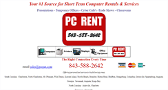 Desktop Screenshot of pcrent.com